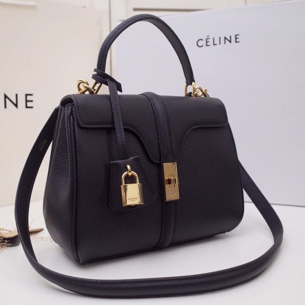 Celine Small 16 Bag in Satinated Calfskin - Image 9