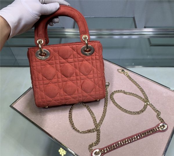 lady dior handbag red - Image 3