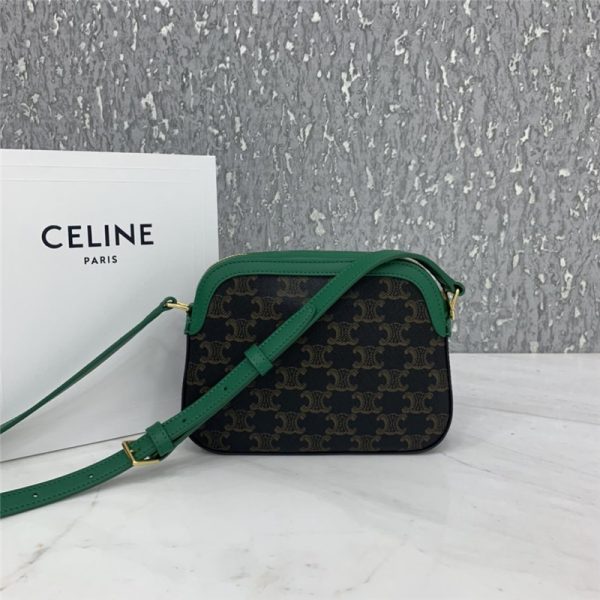 celine small camera bag in triomphe canvas - Image 6