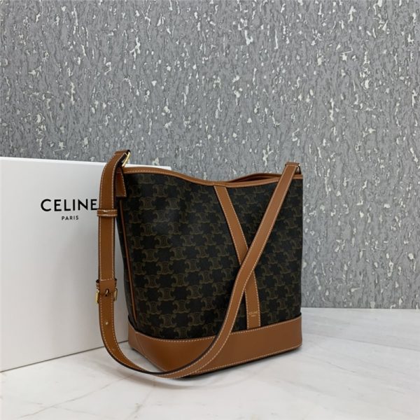 celine triomphe canvas bucket bag - Image 3