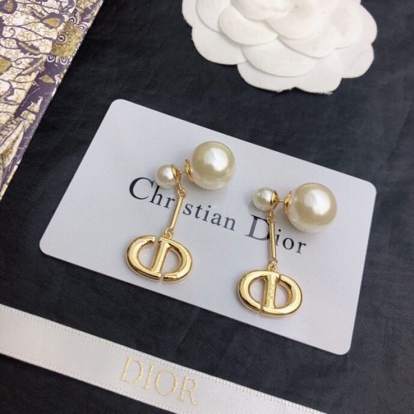 Dior pearl earrings