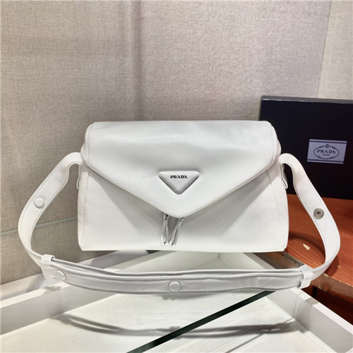 prada nappa leather shoulder bag