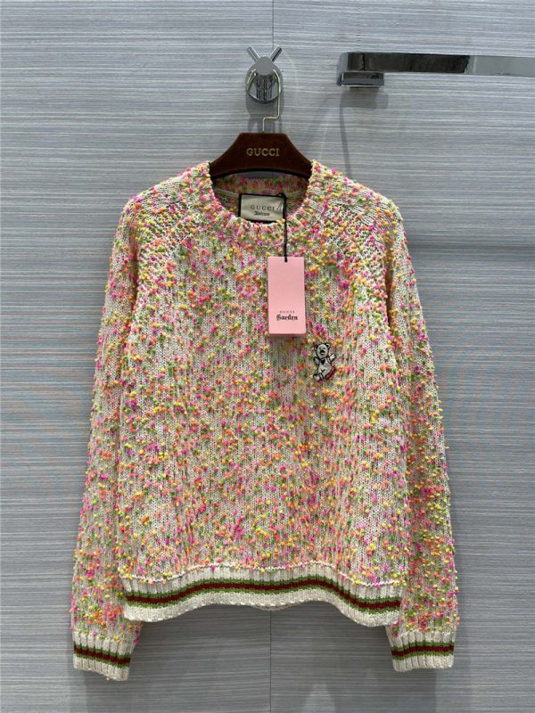 gucci embroidered sweater