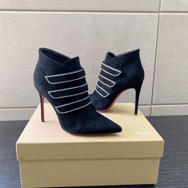christian louboutin red bottoms high heel  boots - Image 7