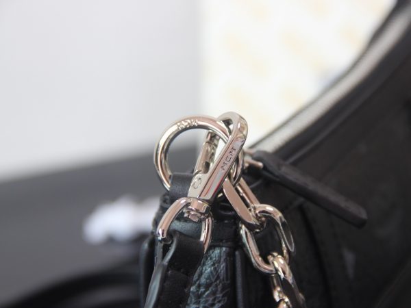 Mcm New Underarm Bag Black - Image 7