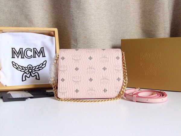 Mcm Mini Organ Bag Pink - Image 3