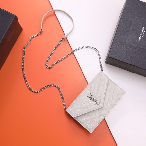 YSL Yves Saint Laurent Woc Small Envelope Bag - Image 7