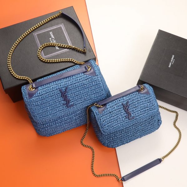 YSL Yves Saint Laurent Niki Woven Bag