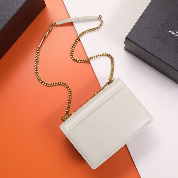 YSL Yves Saint Laurent ?????? Invincible Classic Bag White - Image 4