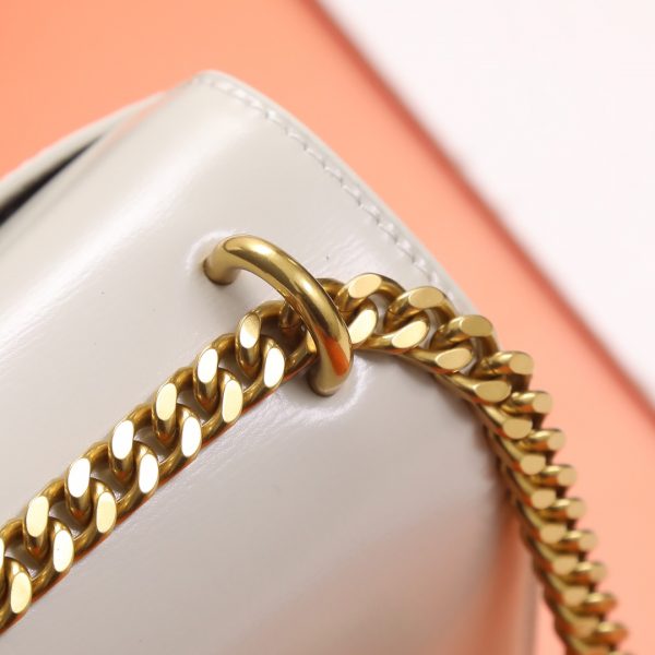 YSL Yves Saint Laurent ?????? Invincible Classic Bag White - Image 6