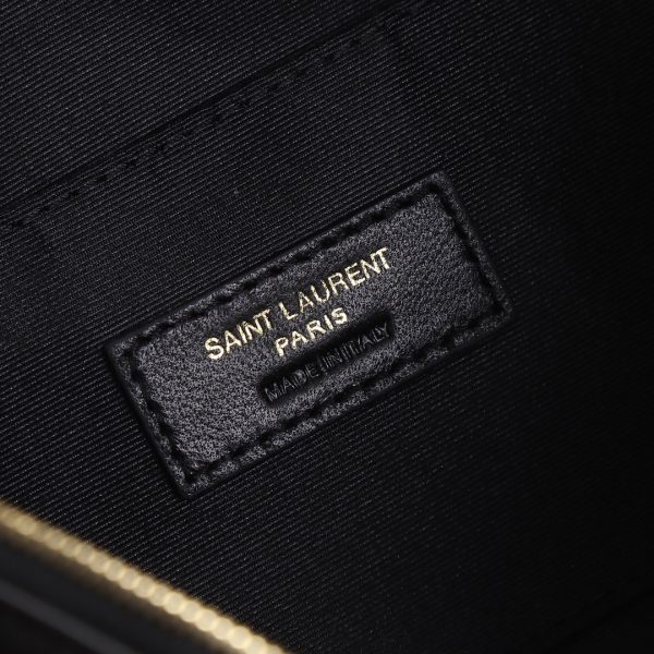 YSL Yves Saint Laurent Classic fanny pack or chest bag in black leather - Image 8