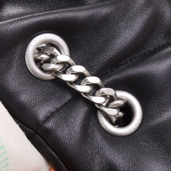 YSL Yves Saint Laurent ?????? ?????? Quilted Leather Bag Black - Image 5