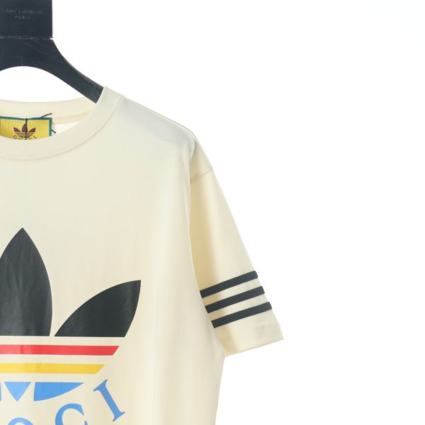 Gucci & Adidas collaboration Trefoil print short sleeves - Image 4