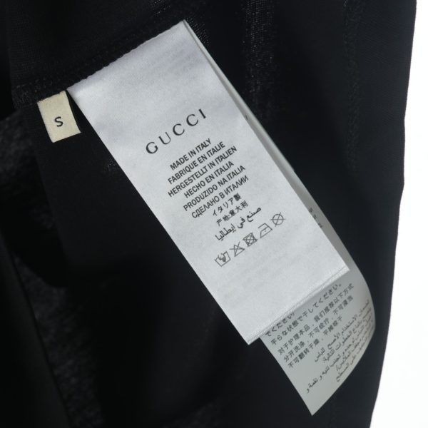 Gucci & Adidas Collaboration Trefoil Print Short Sleeve Black - Image 8