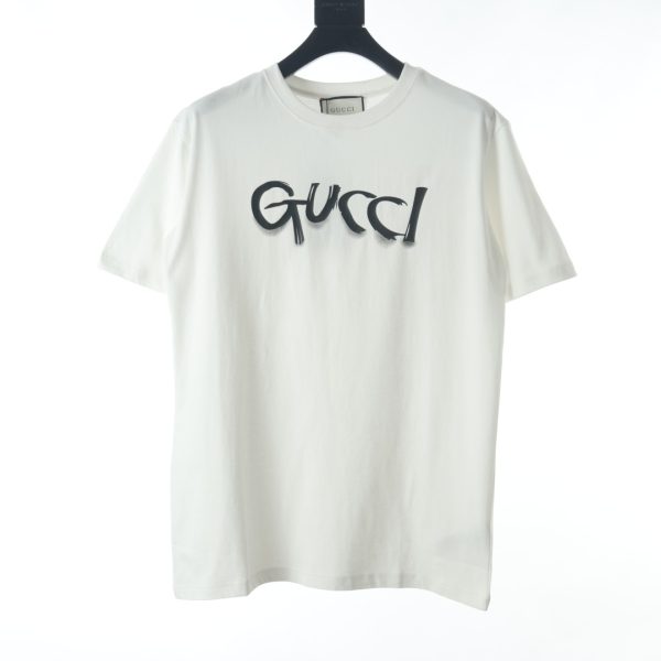 Gucci graffiti print short-sleeved T-shirt