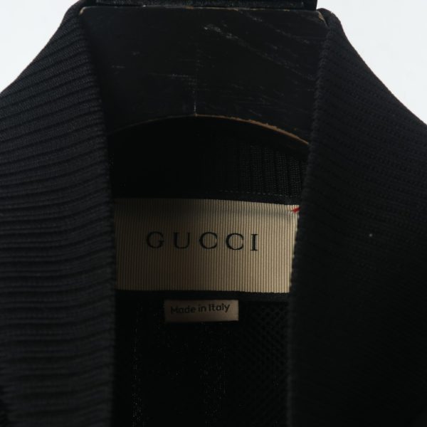 GUCCI three-color striped rubberized zipper suit jacket - Image 10