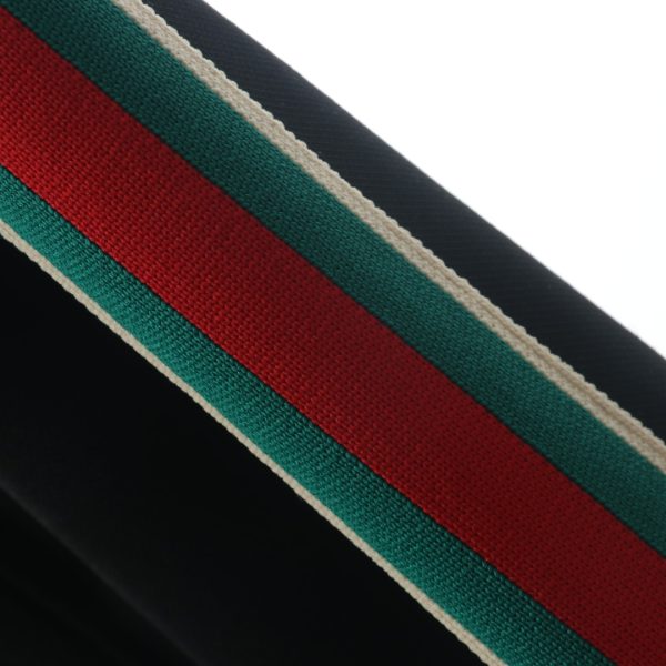 GUCCI color stripe webbing zipper suit jacket - Image 5