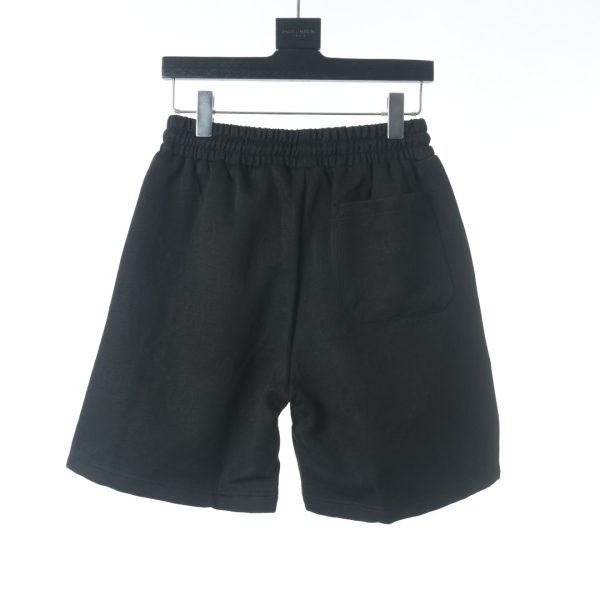 GUCCI dark pattern black shadow red and green webbing shorts - Image 9