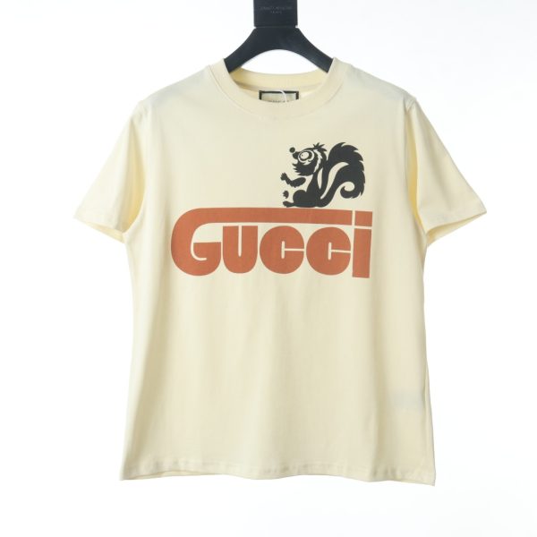 GUCCI mouse print short-sleeved T-shirt