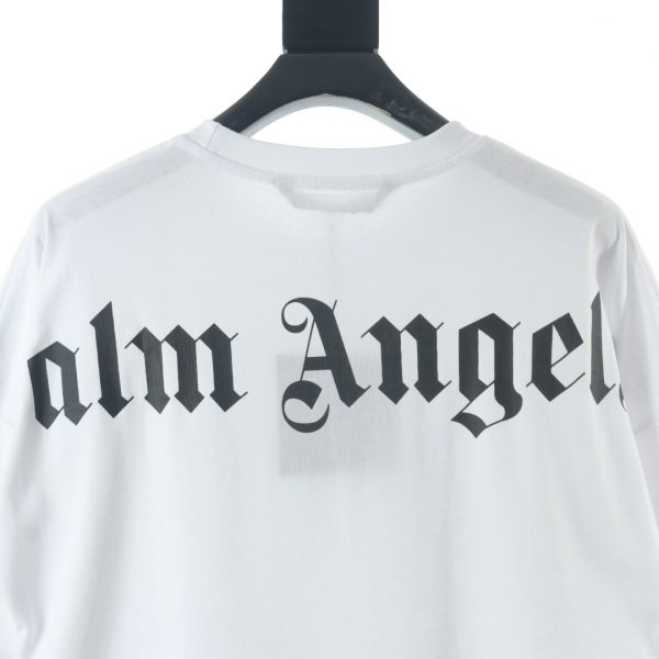 Palm Angels Letter Back Short Sleeve T-Shirt - Image 7