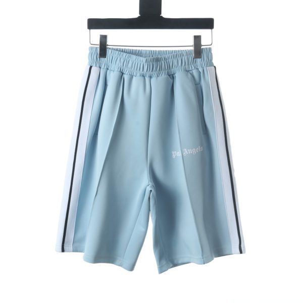 palm Angels striped cropped shorts