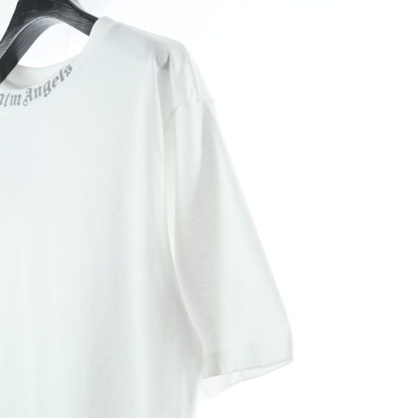 Palm Angels 22ss reflective logo and hot beads coconut tree beach short-sleeved T-shirt - Image 5