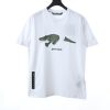 Palm Angels 2020ss broken tail crocodile loose short-sleeved T-shirt
