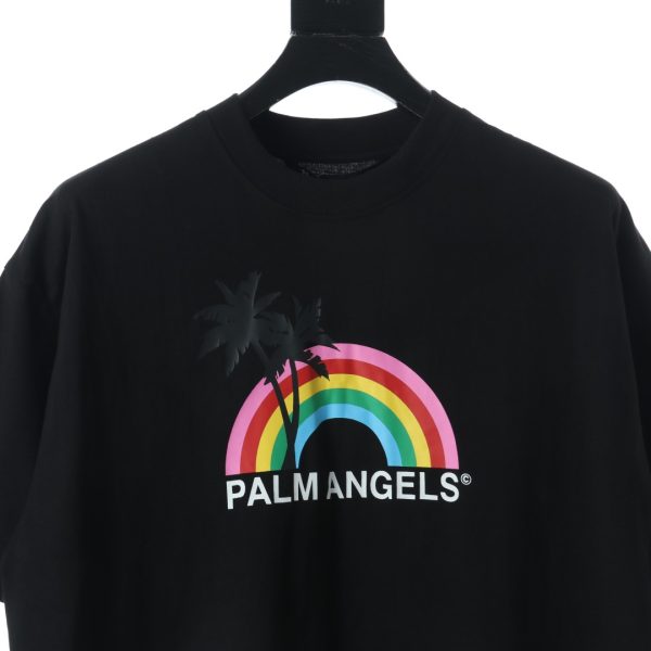 PALM ANGELS 21SS Rainbow coconut print short sleeves - Image 3