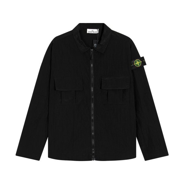 STONE ISLAND new sun protection jacket Black