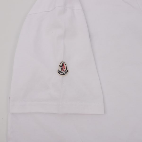 MONCLER Embroidered logo short-sleeved T-shirt - Image 9