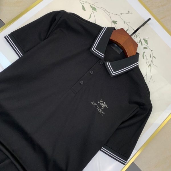 ARCTERYX Archeopteryx 2023 spring and summer new style men's lapel POLO series leisure custom weaving small logo boutique embroidery - Image 5
