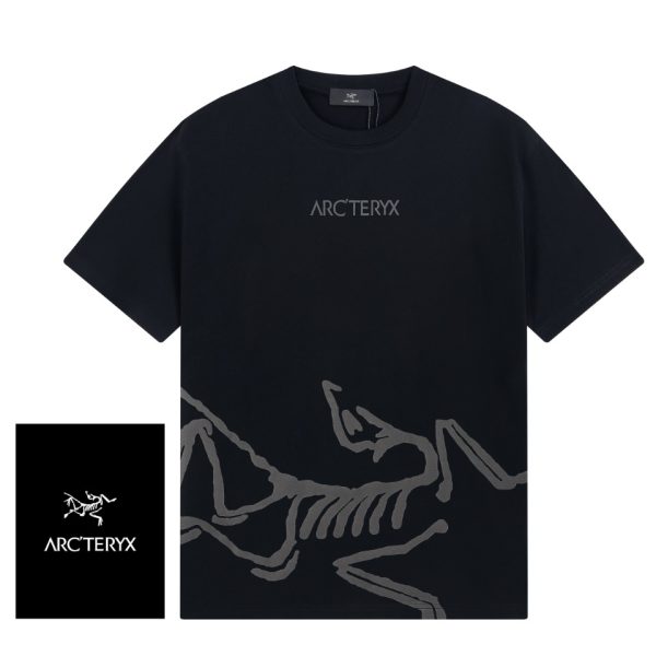 ARCTERYX bird ? 2023 spring and summer new foam alignment printing short-sleeved T-shirt