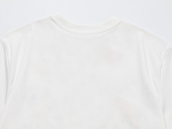 LOEWE 23SS flower embroidery short sleeves] Heavy industry embroidery, the fabric is imported from the original factory custom 40s double-strand smooth cotton, the fabric is soft, comfortable and breathable - Image 7