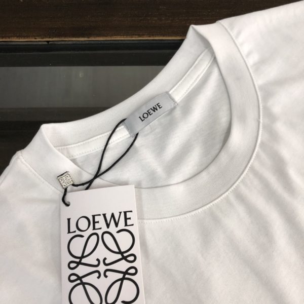 LOEWE 2023 new launch counter series cotton T-shirt! new design inspiration - Image 5