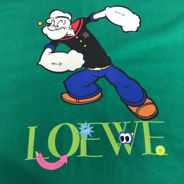 LOEWE 2023 new launch counter series cotton T-shirt! New design inspiration, very fashionable representative! Exquisite logo design - Image 5