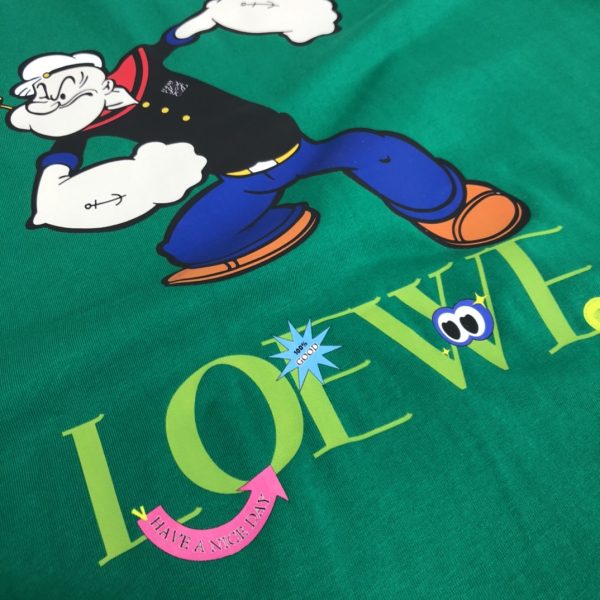 LOEWE 2023 new launch counter series cotton T-shirt! New design inspiration, very fashionable representative! Exquisite logo design - Image 6