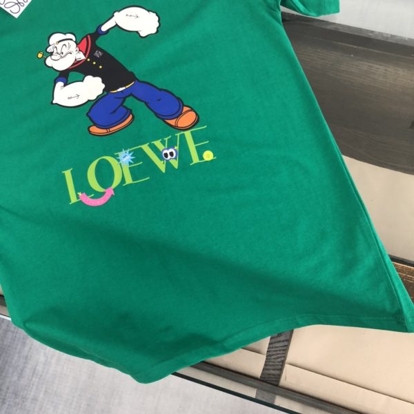 LOEWE 2023 new launch counter series cotton T-shirt! New design inspiration, very fashionable representative! Exquisite logo design - Image 7