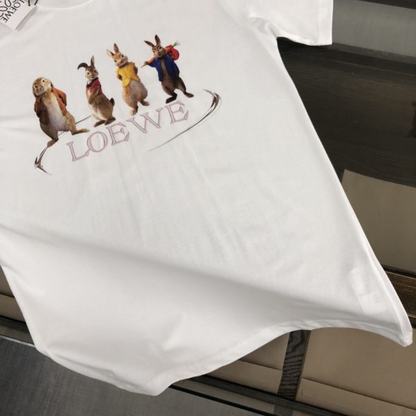 LOEWE 2023 new listing counter series cotton T-shirt - Image 6
