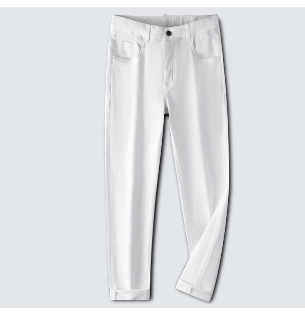 LOEWE's new high-end casual trousers and trousers, four-leaf clover with four-way stretch and anti-wrinkle waist and side pressure, breathable and anti-wrinkle! Elastic elastic waistband, exquisite four-leaf clover molding process on the side