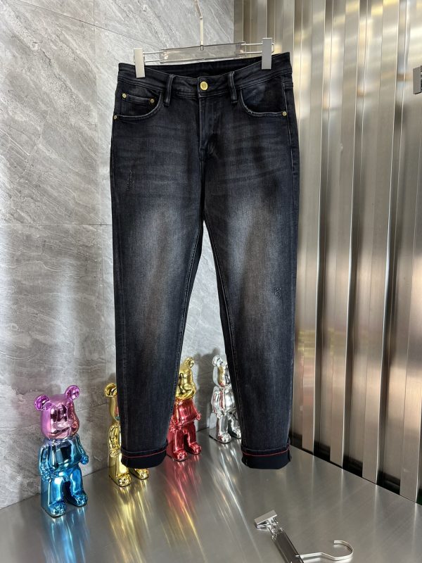?Loewe spring and summer new products three standard complete micro elastic jeans - Image 3