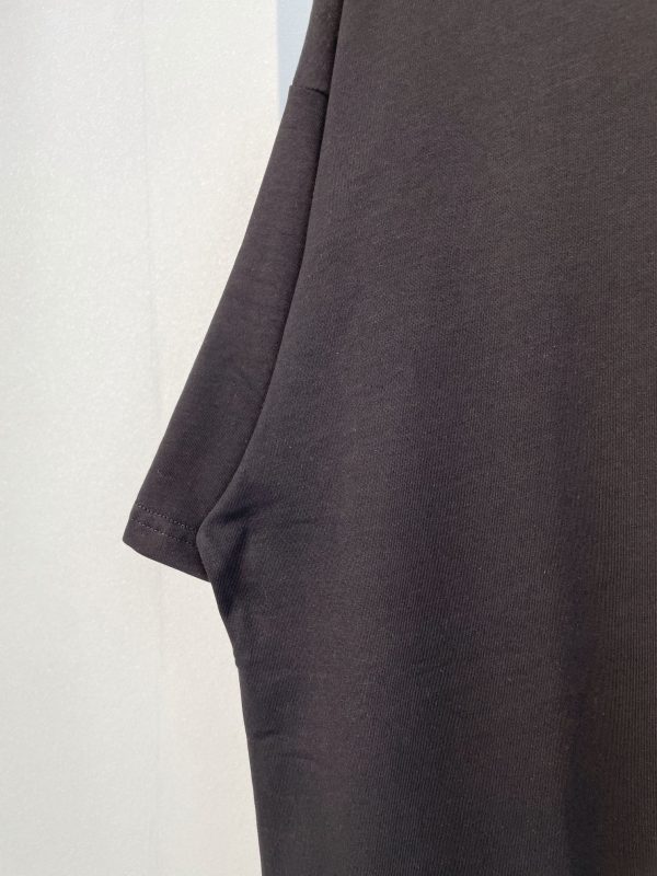 LOEWE # Exclusive custom weaving and dyeing pure cotton material has a superb texture, high-quality embroidery on the front chest, small flames, small flames, Haer's moving castle, solid color, simple and all-match models - Image 8