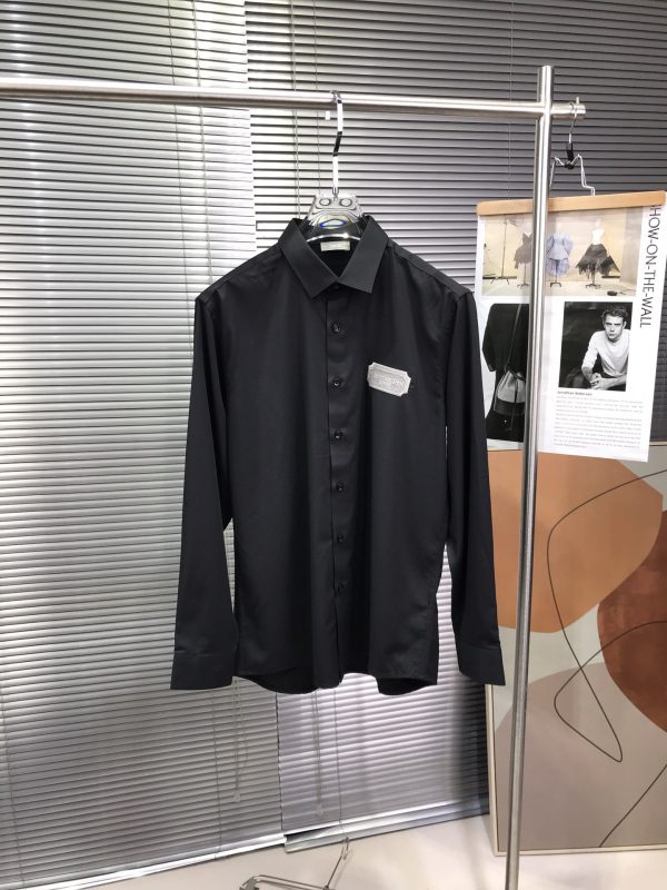 Dior 23 men's shirt, business casual slim fit long-sleeved shirt! A must-have for all men, for business or leisure! Limited new style - Image 6