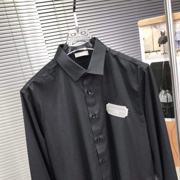 Dior 23 men's shirt, business casual slim fit long-sleeved shirt! A must-have for all men, for business or leisure! Limited new style - Image 7
