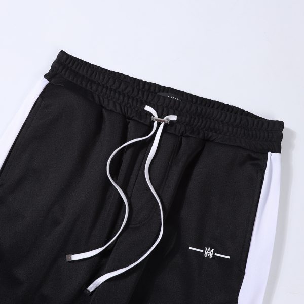 Amiri 23SS new black and white color matching sports suit trousers - Image 3