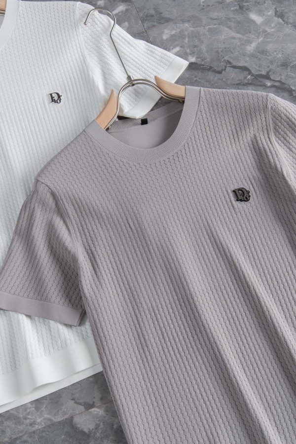 The texture of Dior impresses you! The summer icy yarn crew neck shirt that has been praised and repurchased by countless old customers - Image 7