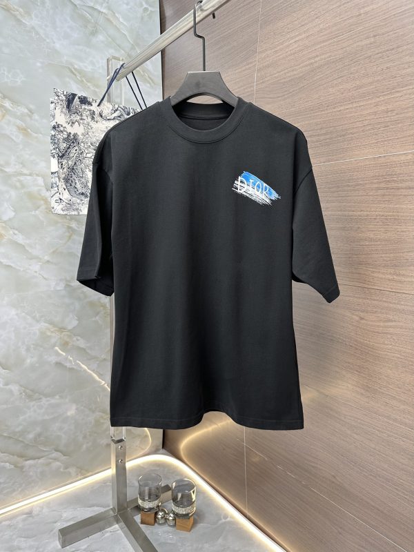 Dior 23AW summer new style - fashion and casual short-sleeved T-shirt, custom combed cotton fabric, handsome upper body, very clear color