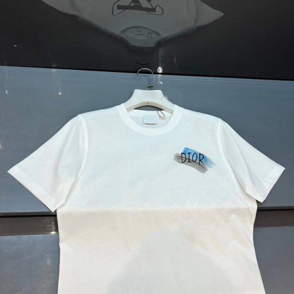Dior 2023 spring and summer chri*tian di*r atelier print logo silhouette short-sleeved T-shirt - Image 6