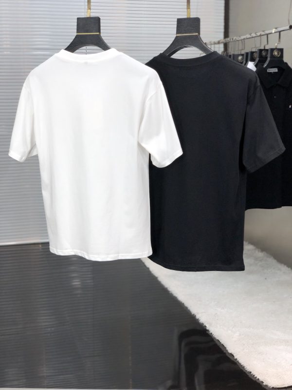 ??Dior ?️Wear more than 200 catties 2023SS spring and summer new short-sleeved T-shirt, available at the counter simultaneously, imported pure cotton fabric for customers, comfortable and breathable - Image 10