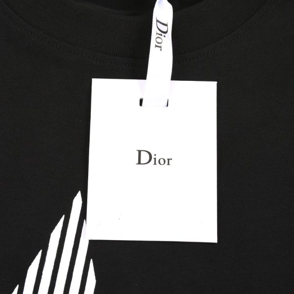 DIOR CD letter blue and white color stripes, five-star printed logo, exquisite upgrade, inspired by the retro original fabric in the 1980s, custom-made 230 grams of the same cylinder dyed fabric, very comfortable to the touch - Image 7