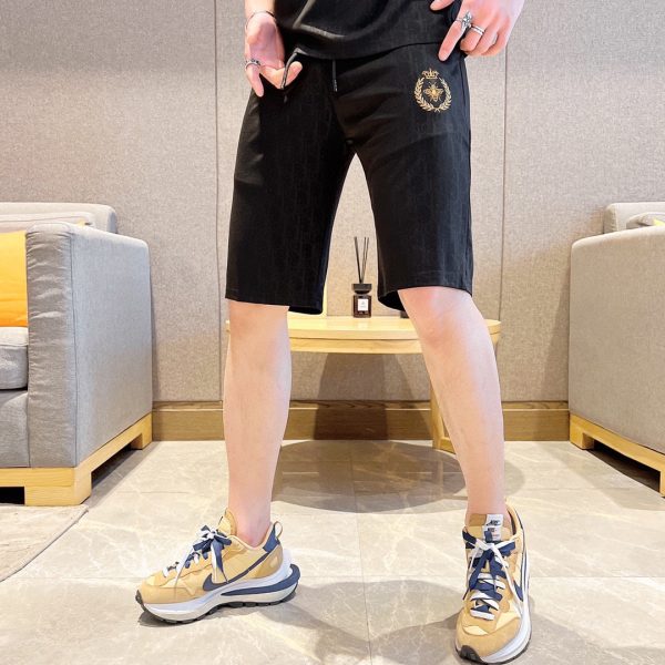 [DIOR] (Fat Gospel) 2023 official website with the same style. World-renowned luxury brand. Summer men's mercerized high-quality ? cargo lapel suit - Image 9